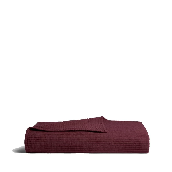 Parachute Matelase Yatak Örtüsü — Nar
