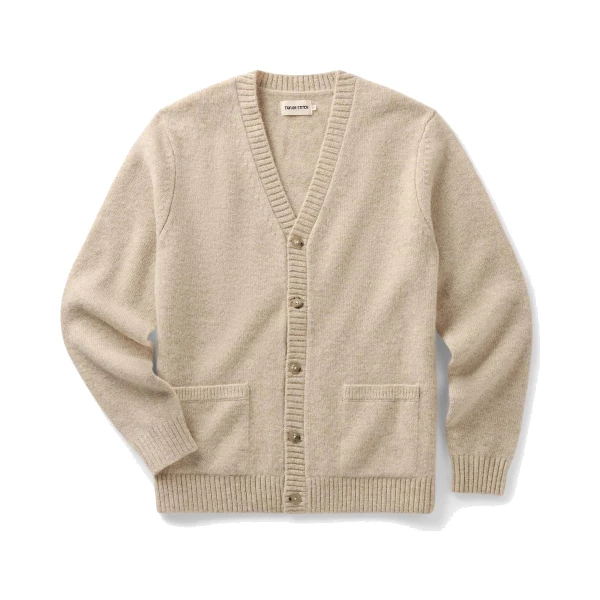 Taylor Stitch Eastmoor Yün Hırka — Yulaf
