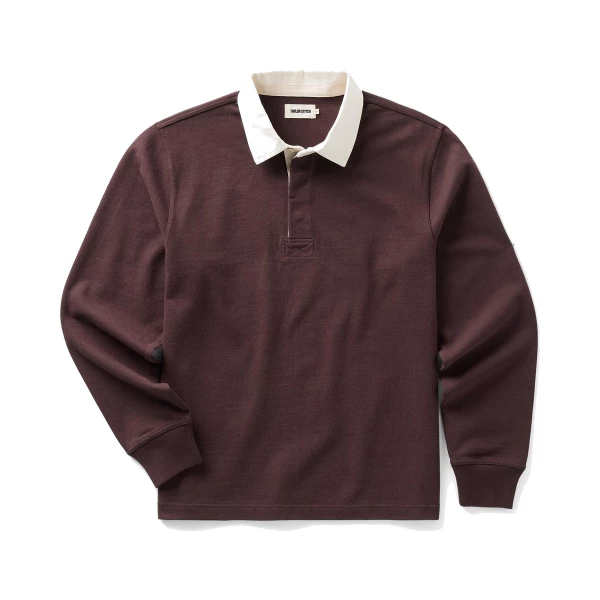 Taylor Stitch Rugby Tişört — Bordo